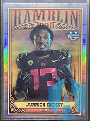 2023 Bowman Chrome University Ramblin Man #RM14 Jurrion Dickey Oregon